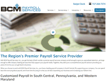 Tablet Screenshot of bcmpayroll.com